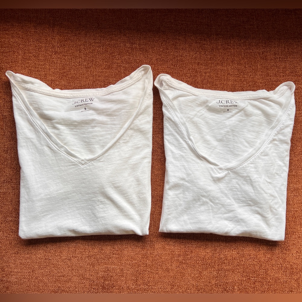 J. Crew Vintage Cotton White Tee